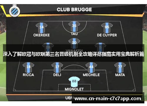 深入了解欧冠与欧联第三名晋级机制全攻略详尽指南实用宝典解析篇