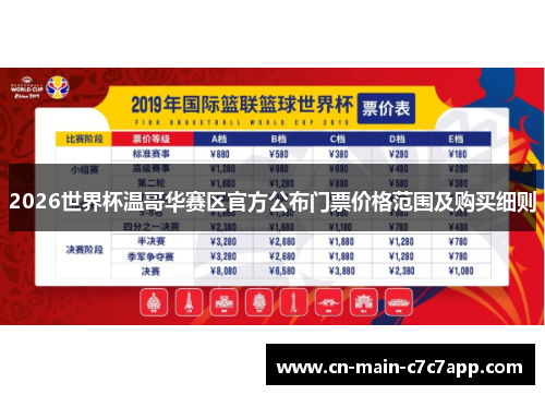 2026世界杯温哥华赛区官方公布门票价格范围及购买细则 2026世界杯温哥华赛区官方公布门票价格范围及购买细则
